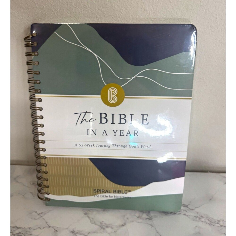 Spiral Bible The Bible in a Year Study Guide Spiral Bound English